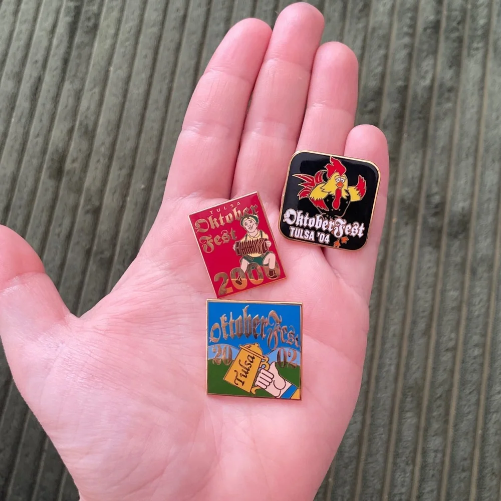 Three‎ Tulsa Oklahoma Oktoberfest Pins
